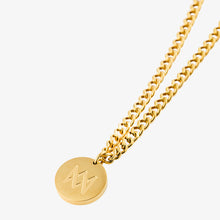 Load image into Gallery viewer, Chunky MM Logo Necklace Gold Pladed – Limited Drop
