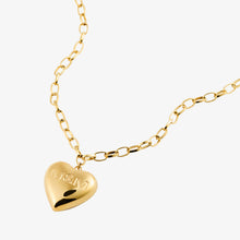 Load image into Gallery viewer, MM Heart Necklace Gold Pladed– Limited Drop
