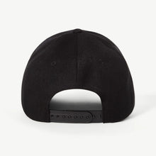 Load image into Gallery viewer, Snapback - Black with white logo
