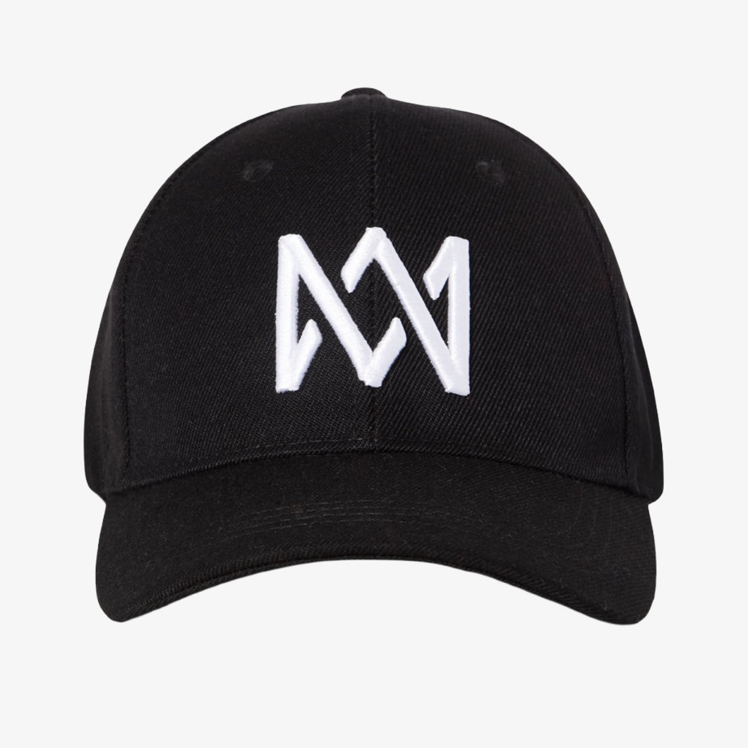 Snapback - Black with white logo
