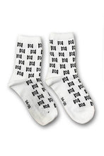 Load image into Gallery viewer, Socs - Logo Socks 2-PK - Black &amp; White
